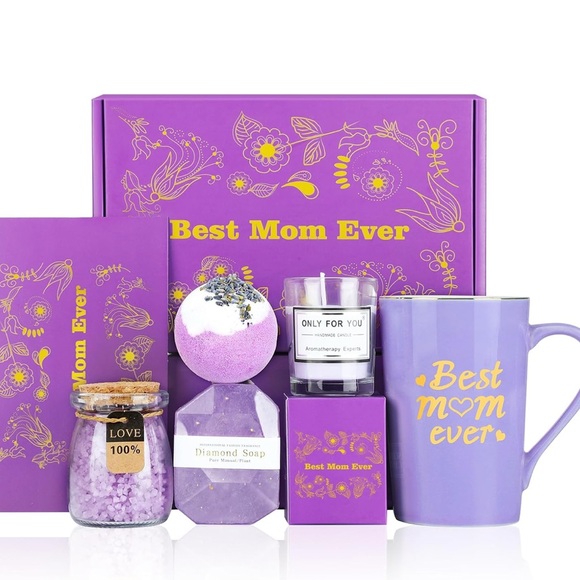 “Best Mom Ever” Pink Bath & Body Luxury Gift Box Set